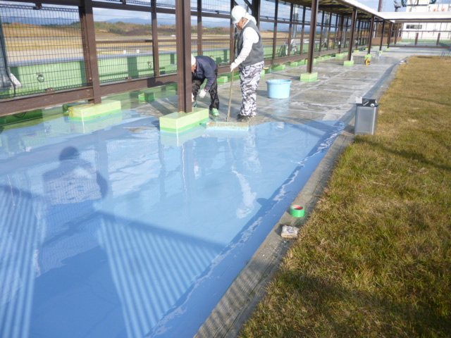 写真:ウレタン塗膜防水2